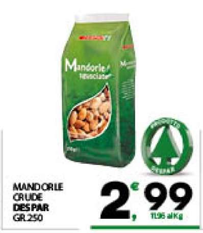 MANDORLE CRUDE DESPAR GR.250