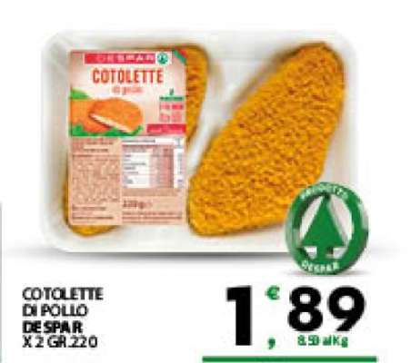 COTOLETTE DI POLLO DESPAR