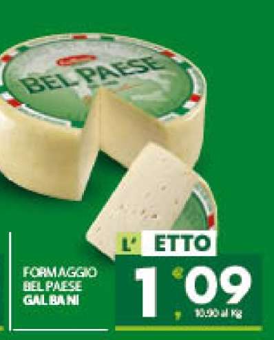 Formaggio Bel Paese Galbani