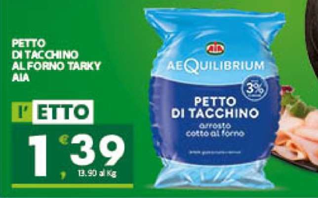 PETTO DI TACCHINO AL FORNO TARKY AIA