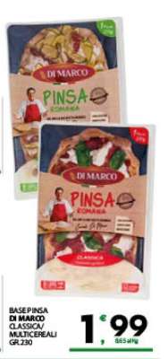BASE PINSA DI MARCO CLASSICA/MULTICEREALI GR.230