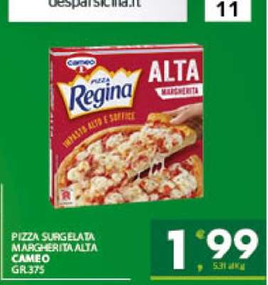 PIZZA SURGELATA MARGHERITA ALTA