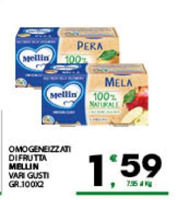 OMOGENEIZZATI DI FRUTTA MELLIN