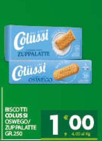 BISCOTTI COLUSSI oswego/zuppalatte