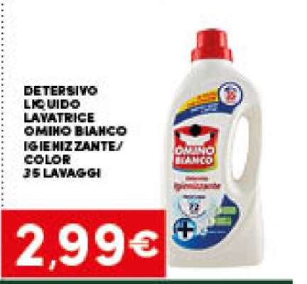 Detersivo Liquido Lavatrice Omino Bianco