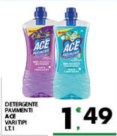 DETERGENTE PAVIMENTI ACE