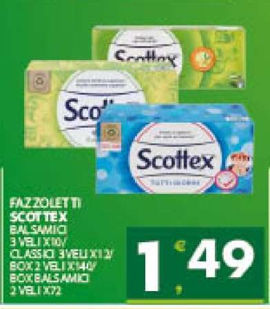 FAZZOLETTI SCOTTEX BALSAMICO