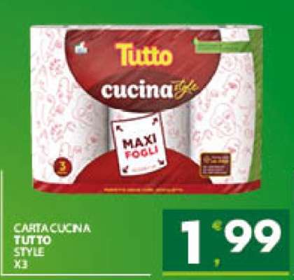 CARTA CUCINA TUTTO