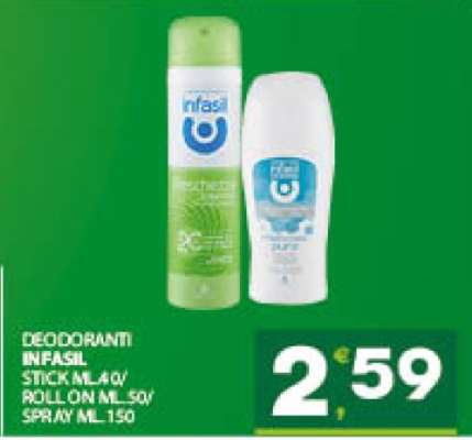 DEODORANTI INFASIL