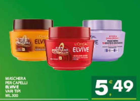 Maschera per Capelli Elvive