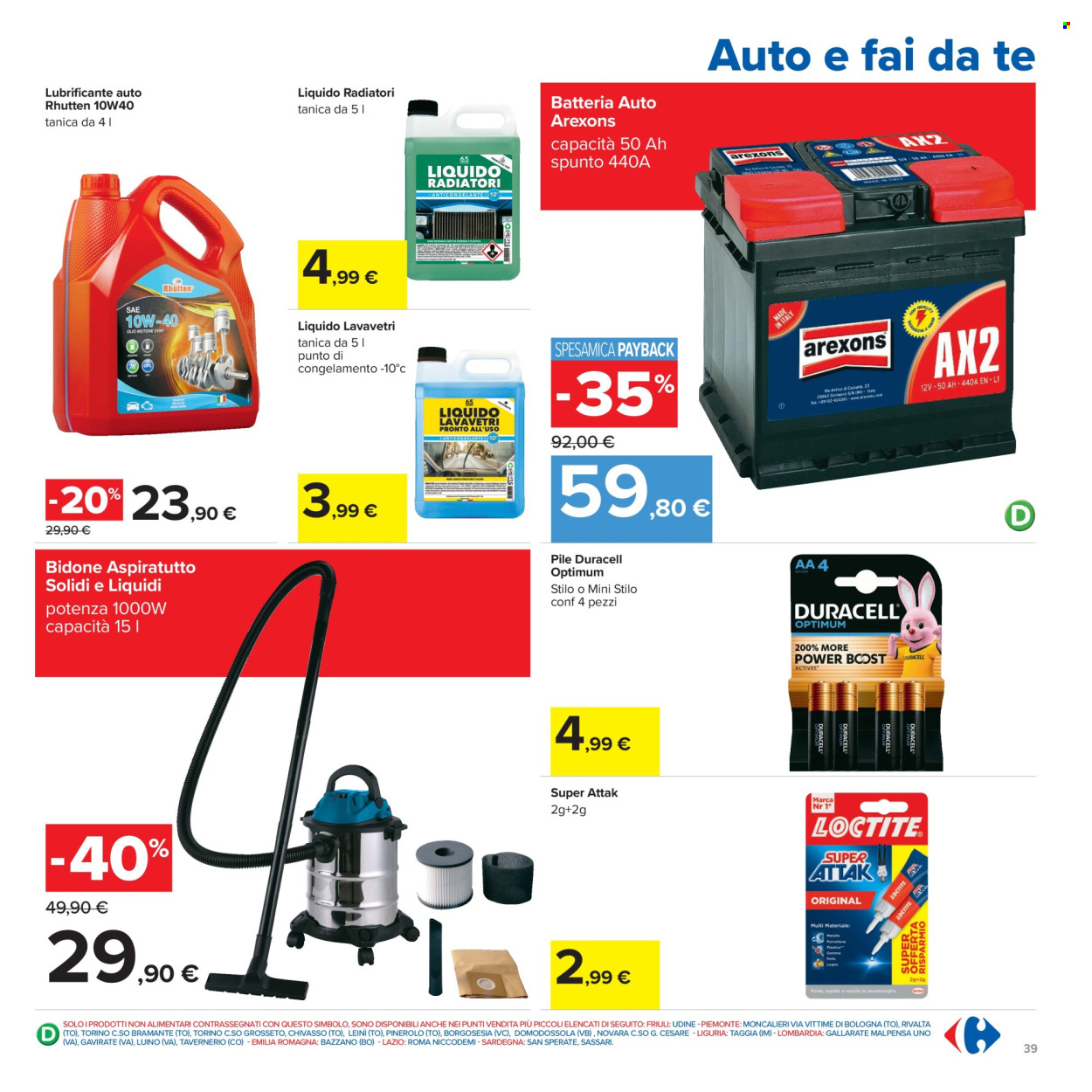 Volantino Carrefour - 15/9/2026 - 25/9/2026. Pagina 39