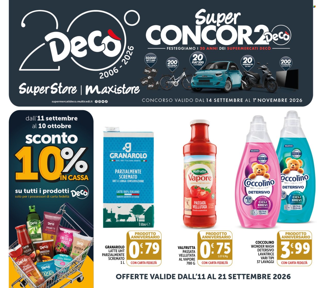 Volantino Deco - 11/9/2026 - 21/9/2026. Pagina 1