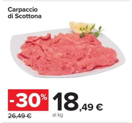 Carpaccio di Scottona