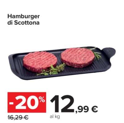 Hamburger Di Scottona