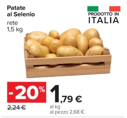 Patate al Selenio