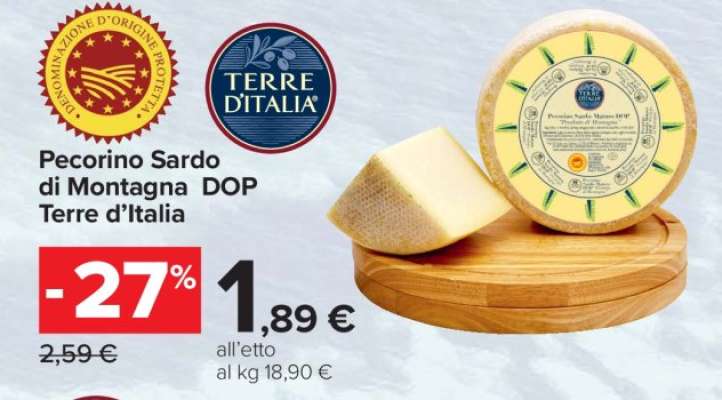 Pecorino Sardo di Montagna DOP Terre d’Italia