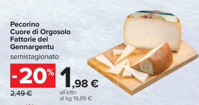 Pecorino Cuore di Orgosolo Fattorie del Gennargentu