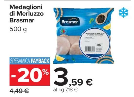 Medaglioni di Merluzzo Brasmar