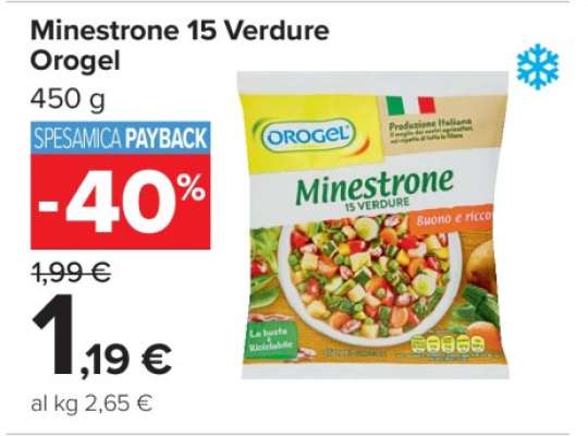 Minestrone 15 Verdure Orogel
