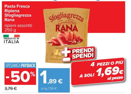 Pasta Fresca Ripiena Sfogliagrezza Rana