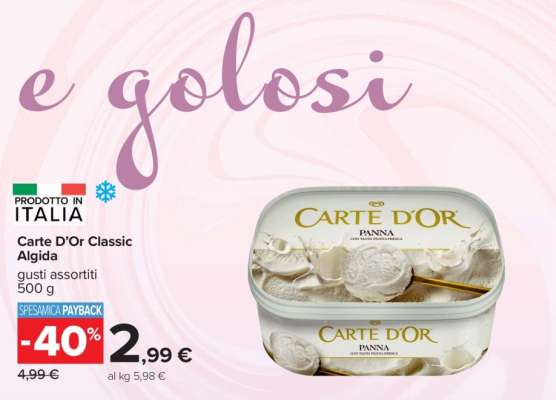 Carte D’Or Classic Algida