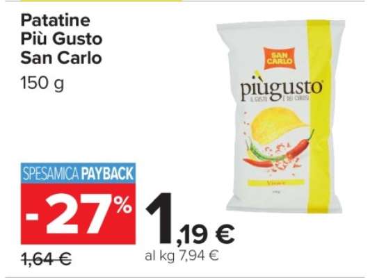 Patatine Più Gusto San Carlo