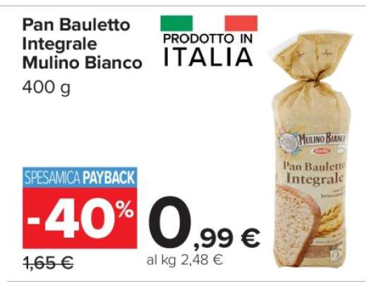 Pan Bauletto Integrale Mulino Bianco