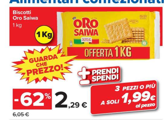 BISCOTTI ORO SAIWA