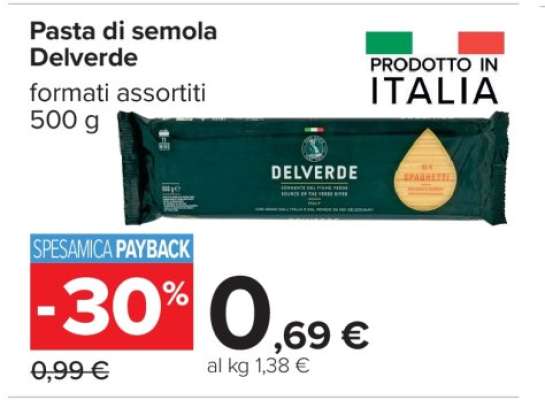 PASTA DI SEMOLA DELVERDE
