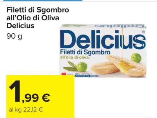 Filetti di Sgombro All’Olio di Oliva Delicius