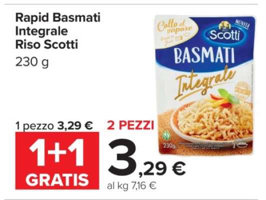 Rapid Basmati Integrale Riso Scotti