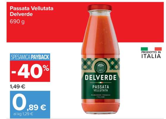 Passata Vellutata Delverde