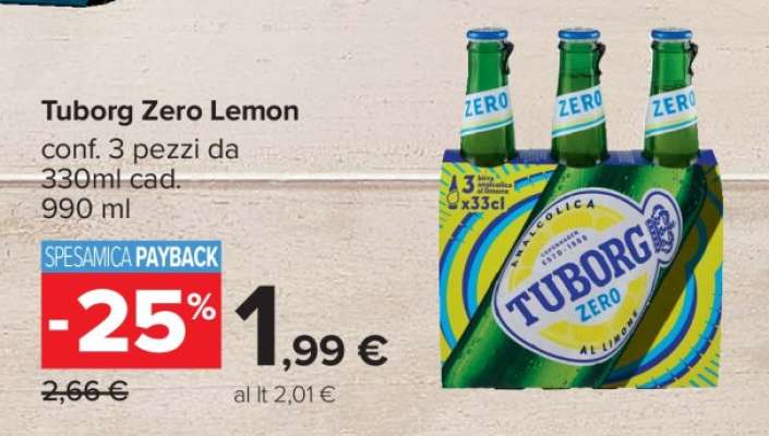 Tuborg Zero Lemon
