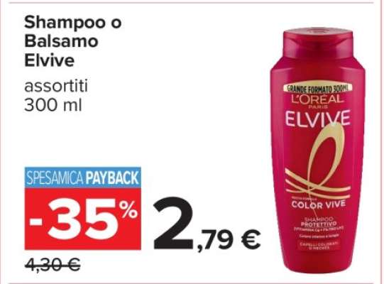 Shampoo o Balsamo Elvive