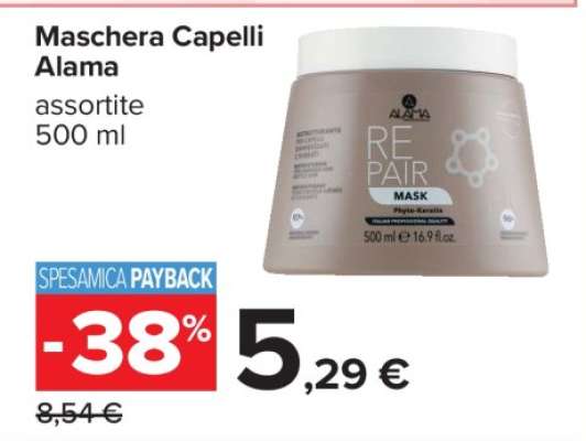 Maschera Capelli Alama
