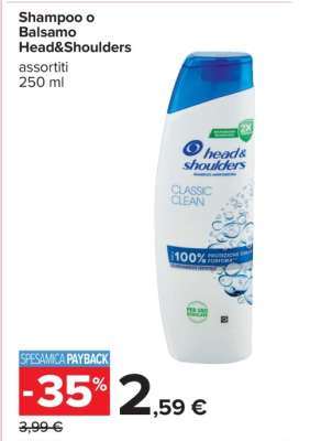 Shampoo o Balsamo Head&Shoulders