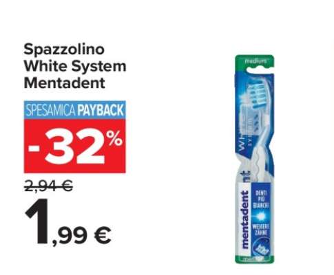 Spazzolino White System Mentadent