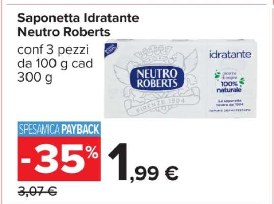 Saponetta Idratante Neutro Roberts