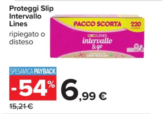 PROTEGGI-SLIP INTERVALLO LINES