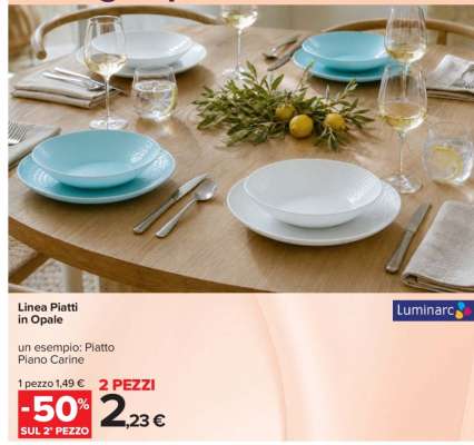 Linea Piatti in Opale