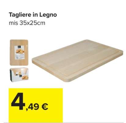 TAGLIERE IN LEGNO