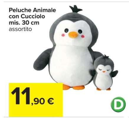 Peluche Animale con Cucciolo