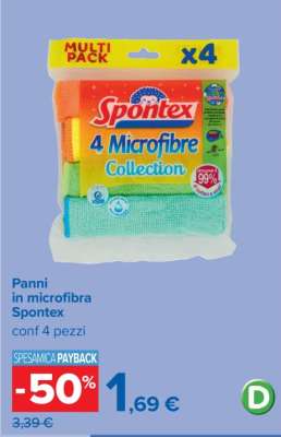 Panni in Microfibra Spontex