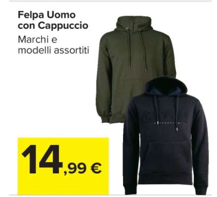 Felpa Uomo con Cappuccio