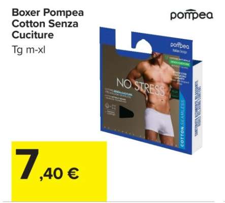 Boxer Pompea Cotton Senza Cuciture