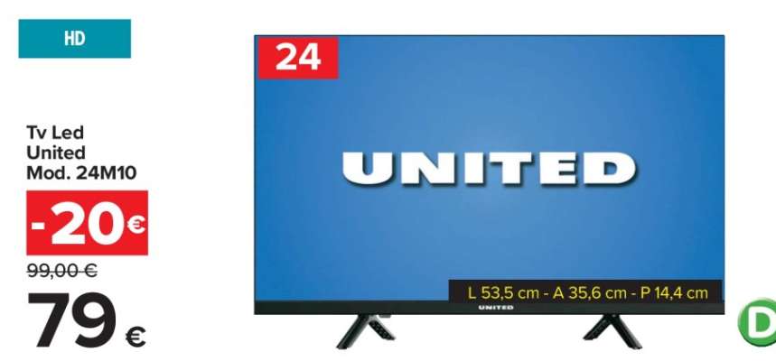 Tv Led United Mod. 24M10