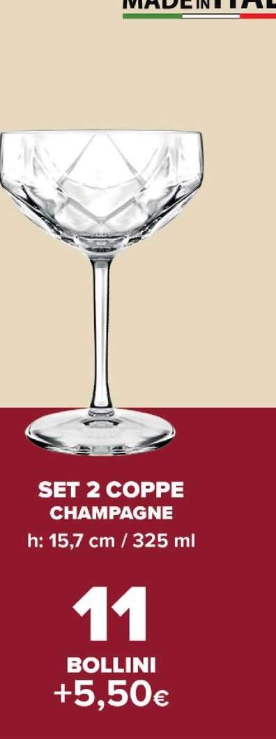 SET 2 COPPE CHAMPAGNE