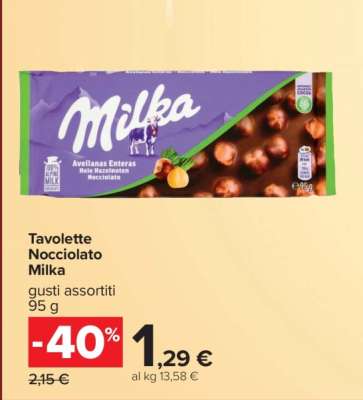 Tavolette Nocciolato Milka