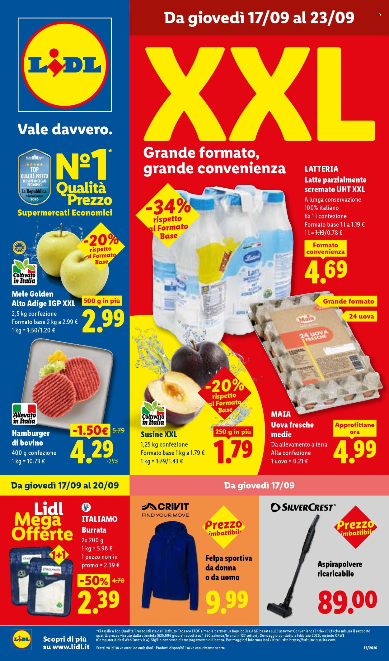 Volantino Lidl - 17/9/2026 - 23/9/2026. Pagina 1