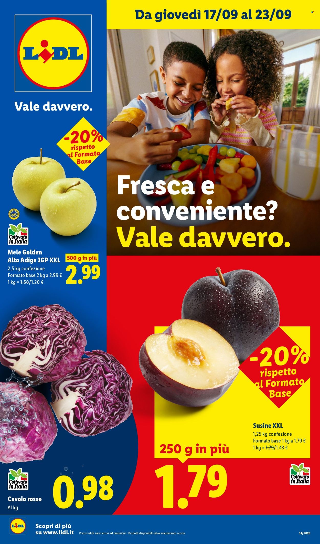 Volantino Lidl - 17/9/2026 - 23/9/2026. Pagina 1